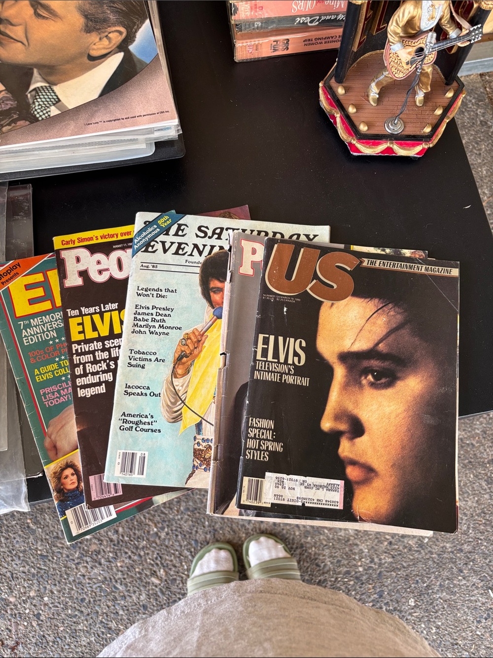 Vintage Elvis Magazine Collection - Black Cover